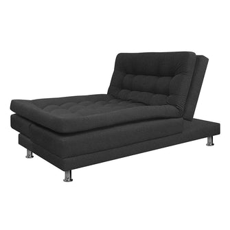 Sofa Cama Multifuncional Euro Tela, Color Gris Oscuro