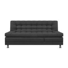 Sofa Cama Multifuncional Euro Tela, Color Gris Oscuro