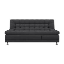 Sofa Cama Multifuncional Euro Antifluido, Color Gris Oscuro