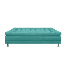 Sofa Cama Multifuncional Euro Antifluido, Color Turquesa