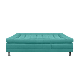 Sofa Cama Multifuncional Euro Antifluido, Color Turquesa