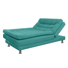 Sofa Cama Multifuncional Euro Antifluido, Color Turquesa