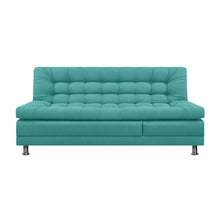 Sofa Cama Multifuncional Euro Antifluido, Color Turquesa