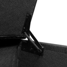 Puff Baúl Tela, Color Gris