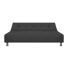 Sofa Cama Mauro Tela, Color Gris Oscuro