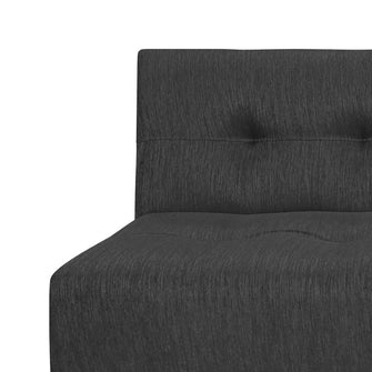 Sofa Cama Mauro Tela, Color Gris Oscuro