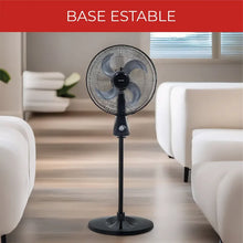 Ventilador Samurai Turbometallic Pedestal , Negro