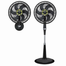 Ventilador Samurai 18 Silence Force Control Remoto, Negro