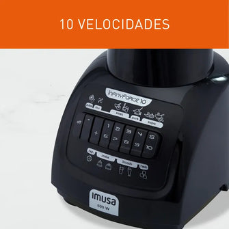 Licuadora Imusa Infiny Force 10 Vel, Negro