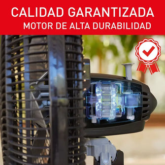 Ventilador Samurai Turbo Fresco , Negro