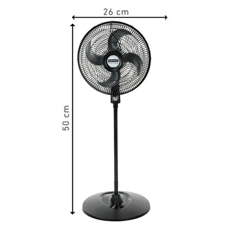 Ventilador de Piso Samurai Turbo Power Negro 18"