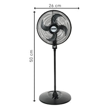 Ventilador de Piso Samurai Turbo Power Negro 18"