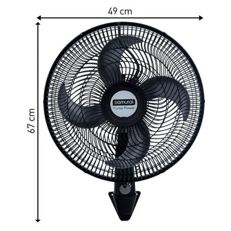 Ventilador de Pared Samurai 18", Negro