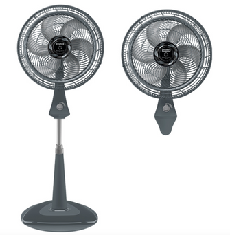 Ventilador Samurai  Silen Forcplus 2 En1, Gris