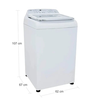 Lavadora Zou 14 Kilogramos Haceb digital Blanca