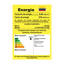 Lavadora Ivy 14 Kilogramos Haceb Negra