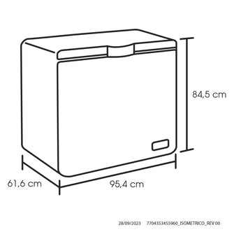 Congelador Haceb 251 litros blanco