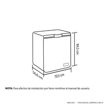 Congelador Haceb 145 Litros Blanco