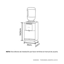 Dispensador De Agua De Mesa, Plateado