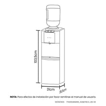 Dispensador De Agua De Piso Con Gabinete, Plateado