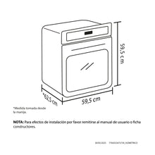 Horno Electrico Digital Haceb De 60cm, Negro