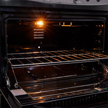 Estufa De Piso En Cristal Haceb De 60 Cm Gas Natural, Negro