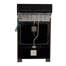 Estufa De Piso En Cristal Haceb De 60 Cm Gas Propano, Negro