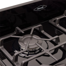 Estufa De Piso En Cristal Haceb De 60 Cm Gas Propano, Negro