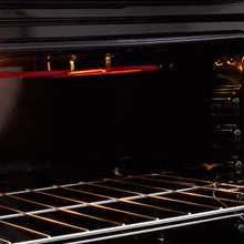 Estufa De Piso En Cristal Haceb De 60 Cm Gas Propano, Negro