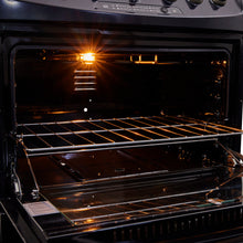 Estufa De Piso En Cristal Haceb De 76 Cm Gas Natural, Negro