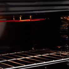 Estufa De Piso En Cristal Haceb De 76 Cm Gas Natural, Negro