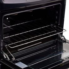 Estufa De Piso En Cristal Haceb De 76 Cm Gas Propano, Negro