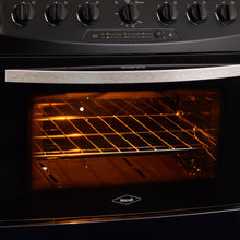 Estufa De Piso En Cristal Haceb De 76 Cm Gas Propano, Negro