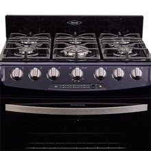 Estufa De Piso En Cristal Haceb De 76 Cm Gas Natural, Azul