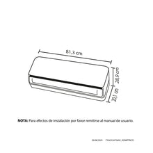Aire Acondicionado BTU 115V R32, Blanco