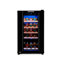 Vinera 38 Botellas 115 Lts Challenger, Color Negro