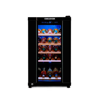 Vinera 38 Botellas 115 Lts Challenger, Color Negro