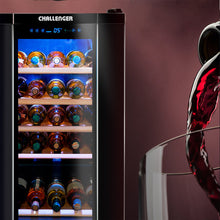 Vinera 38 Botellas 115 Lts Challenger, Color Negro