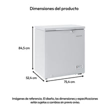 Congelador Horizontal 152 Lts Challenger , Color Blanco
