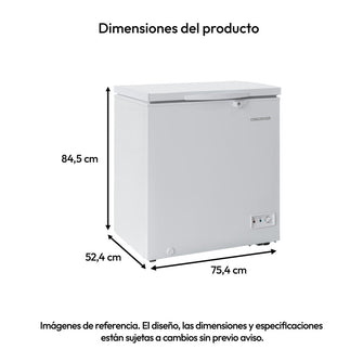 Congelador Horizontal 152 Lts Challenger , Color Blanco