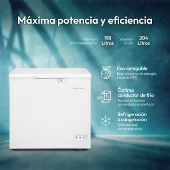 Congelador Horizontal 152 Lts Challenger , Color Blanco