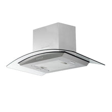 Campana Isla En Acero Tipo Cristal 60 Cm 3 Velocidades