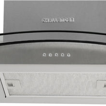 Campana Isla En Acero Tipo Cristal 60 Cm 3 Velocidades