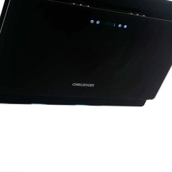 Campana Peninsula En Cristal Negro 60 Cm 3 Velocidades