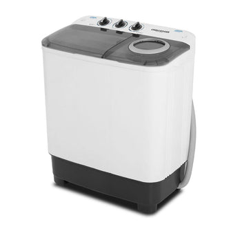 Lavadora  Semiautomática Cw 4707 Bl Doble Tina 7 Kg - De 15 Lb Challenger, Color Blanco