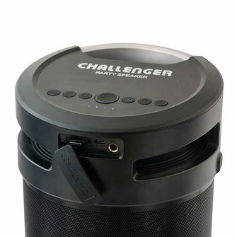 Parlante Inalámbrico Bluetooth 360° SC70W Challenger, Color Negro