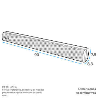 Barra de sonido Bluetooth SB60 Challenger, Color Negro