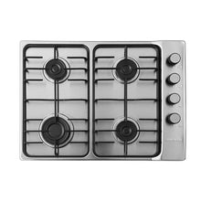 Estufa Empotrar Inox 4 Puestos 58.5cm Gas Natural Challenger Sp5040