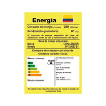 Estufa Empotrar Inox 4 Puestos 52cm Gas Natural Challenger Sp5240