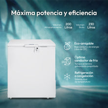 Congelador Horizontal 230 Lts Challenger, Color Blanco